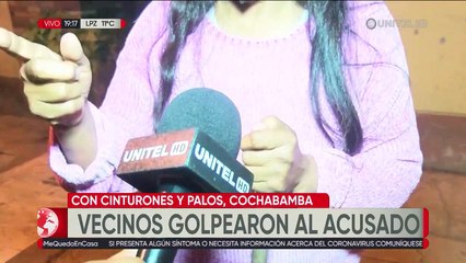 La Policía rescató a un hombre que a punto estuvo de ser linchado en Cochabamba