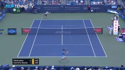 Medvedev crushes Carreno Busta to avenge Olympics loss
