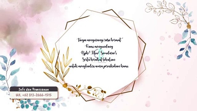 Recommended!!! +62 852-2765-5050 | Jasa Pembuatan Undangan Pernikahan Digital
