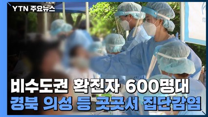 비수도권 확진자 600명대...경북 의성 등 곳곳서 집단감염 / YTN