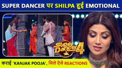 Shilpa Shetty Gets Emotional,  Performs KANJAK Pooja On Super Dancer 4, Fans Shower Love