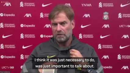 It's 'our duty' to speak out against homophobia - Klopp