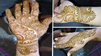 Raksha Bandhan Special Mehndi Design  | रक्षाबंधन Market Style Mehndi | Easy Mehndi Design। Boldsky