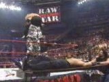 WWE Raw - Dudley Powerbombs Hardy Boyz Triple Tables
