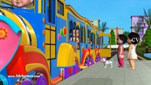 Wheels On The Bus, Train, Car Go Round and Round  _  More 3D Nursery Rhymes & Songs for Children