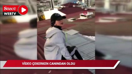 Sosyal medya için video çekerken canından oldu