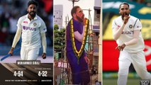 Mohammed Siraj's neighbours puts giant cutout with his unique 'finger-on-lips' gesture