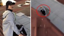 Sosyal medya için video çekerken çatıdan düşüp canından oldu! O anlar kamerada