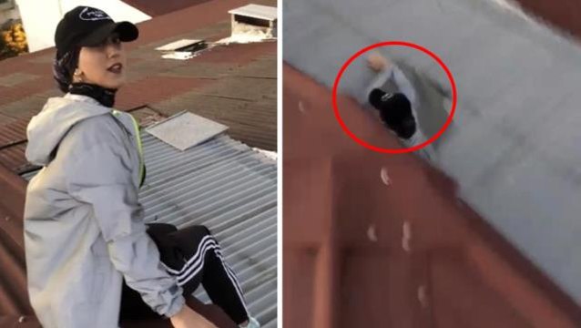 Sosyal medya için video çekerken çatıdan düşüp canından oldu! O anlar kamerada