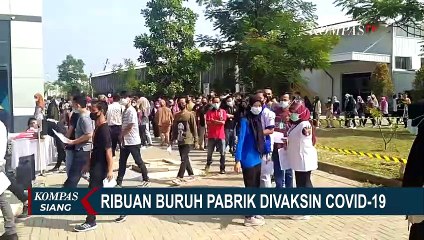 Lebih dari 3.000 Buruh Pabrik di Majalengka Divaksinasi Covid-19