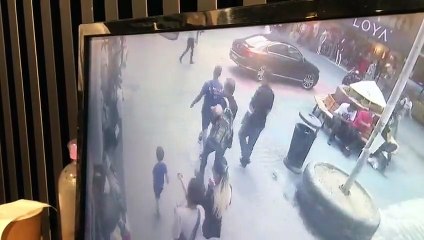 İYİ Partili ismin saldırıya uğradığı an!..