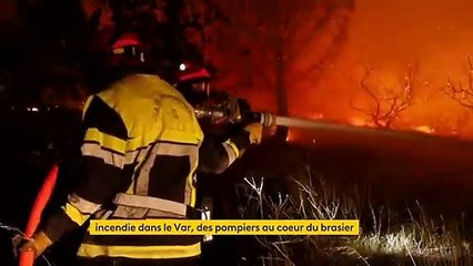 Var : dans l'enfer des flammes avec des pompiers de Nice