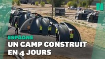 En Espagne, un camp pour accueillir des réfugiés afghans construit en 4 jours