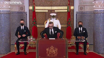 العاهل المغربي يندد بـ"هجمات مدروسة وعملية عدوانية" ضد بلاده