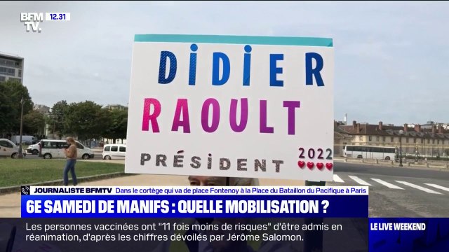 Manifestation anti-pass: à Paris, le cortège à l'initiative des gilets jaunes démarre timidement