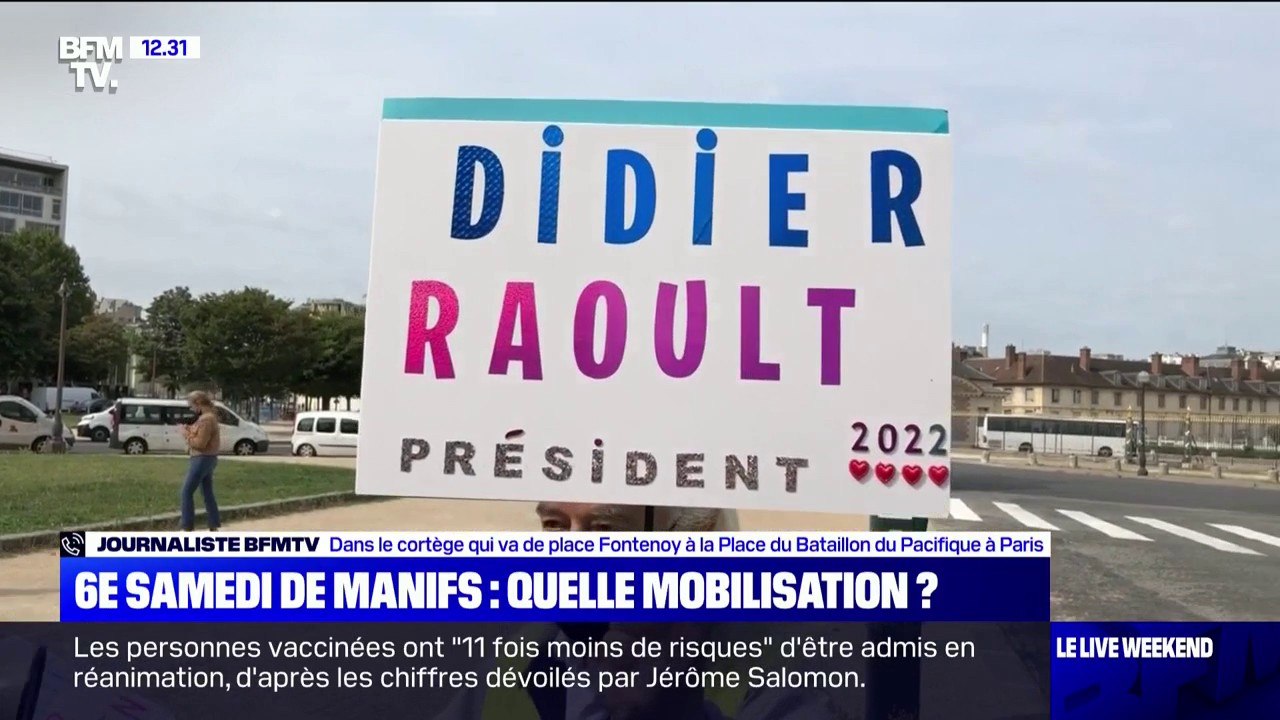 Manifestation anti-pass: à Paris, le cortège à l'initiative des gilets jaunes démarre timidement