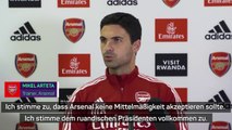 Arteta: Akzeptieren keine Mittelmäßigkeit