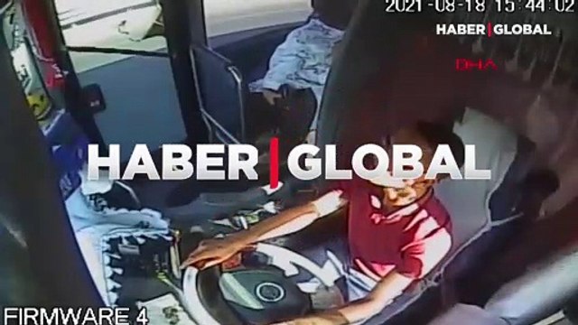 Otobüs şoförü dili boğazına kaçan çocuğu güzergahı değiştirerek hastaneye yetiştirdi