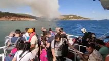 Heybeliada'da orman yangını çıktı (16) - Vatandaşlar tahliye edildi