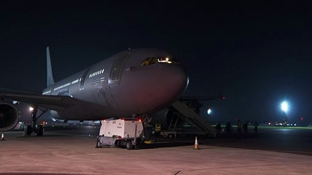 RAF flight from Afghanistan lands in Brize Norton