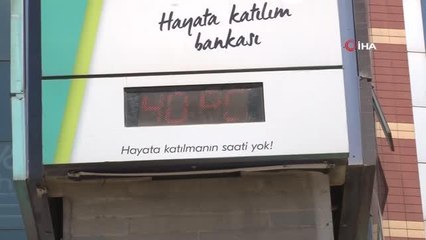 Elazığ'da termometreler 40 dereceyi gösterdi