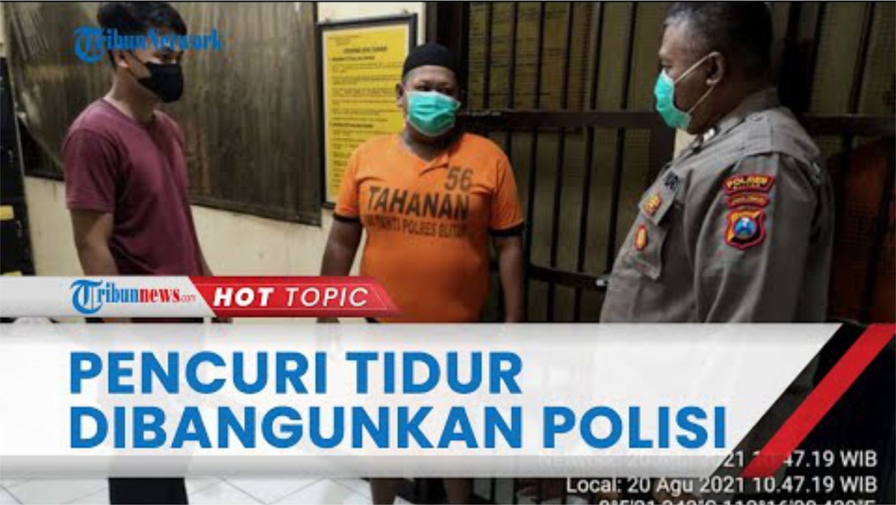 Ketiduran Setelah Beraksi, Pencuri Motor di Blitar Kaget saat Dibangunkan Polisi dan Sudah Dikepung
