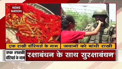 जम्मू में स्थानीय महिलाओं ने देश के वीर जवानों को बांधी राखी, देखें रिपोर्ट