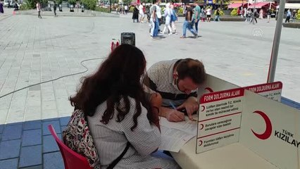 Arap Topluluğu Birliği üyeleri kan bağışında bulundu