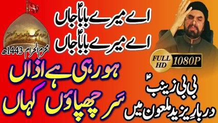 Download Video: Aey Mere Baba Jaan | Ho Rahi Hai Azan Sar Chupaon Kaha | New Noha Bibi Zainab 2021 | New Manqabat Bibi Zainab | New Manqabat Imam Hussain 2021 | Syed Akhtar Hussain Naqvi Official | New Qasida Bibi Zainab | New Noha Muharram 2021 | New Noha Karbala 2021 |