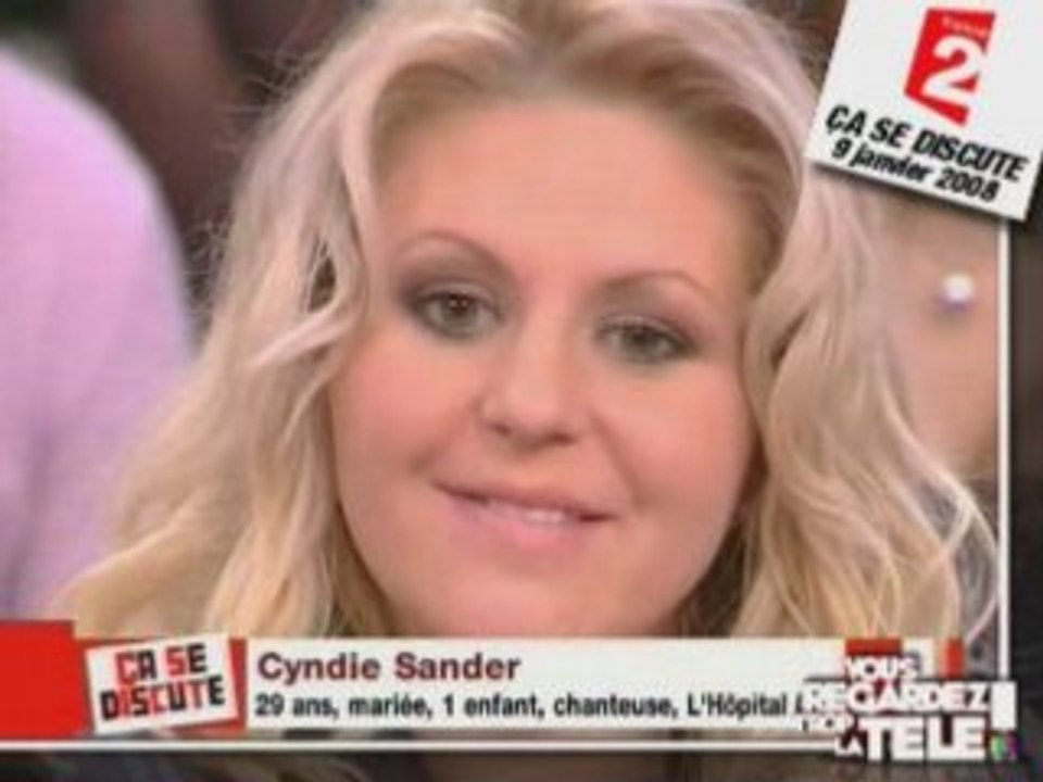 Cindy Sander dans Ça se discute