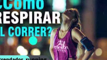 como respirar al correr