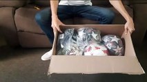 UNBOXING ADIDAS SOCCER BALLS AND REAL MADRID JERSERYS