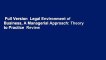 Full Version  Legal Environment of Business, A Managerial Approach: Theory to Practice  Review