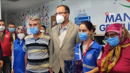 Bakan Kasapoğlu Manavgat’ta incelemelerde bulundu