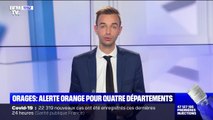 Météo France place en vigilance orange aux orages la Côte d'or, la Haute-Marne, les Vosges et la Haute-Saône