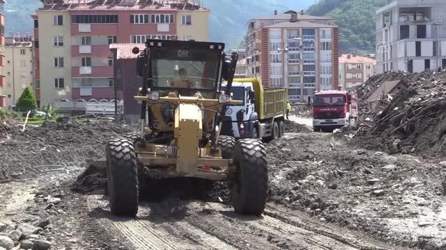 KASTAMONU - Bakan Soylu, selden etkilenen Abana ve Bozkurt'ta incelemelerde bulundu