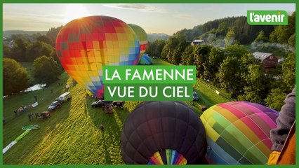 La Famenne vue du ciel