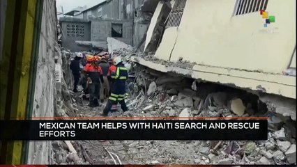 FTS 12:30 21-08: Mexican team helps with Haiti search and rescue efforts