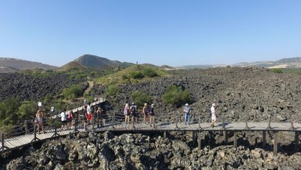 Üniversite öğrencileri Kula-Salihli UNESCO Global Jeoparkı'nda eğitim çalışmasına katıldı