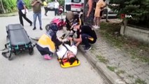 İki motosiklet kafa kafaya çarpıştı: 2 yaralı