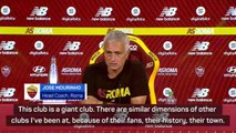 Mourinho needs time at 'giant club' Roma