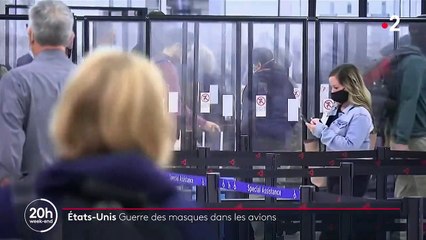 États-Unis : la guerre des masques dans les avions