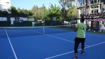 Demirci Akıncıları Tenis Cup turnuvası başladı