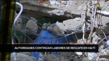 teleSUR Noticias 15:30 21- 08: Prosiguen trabajos de rescate en Haití