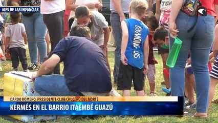 Kermés en el barrio Itaembé Guazú