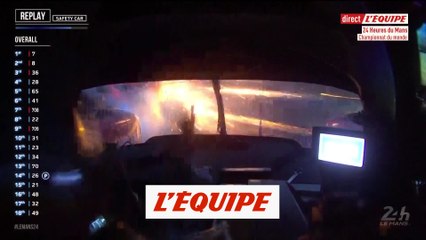 Le choc de la Richard Mille Racing Team #1 vu de l'intérieur - Auto - 24h du Mans