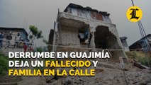 Derrumbe en Guajimía deja un fallecido y familia en la calle