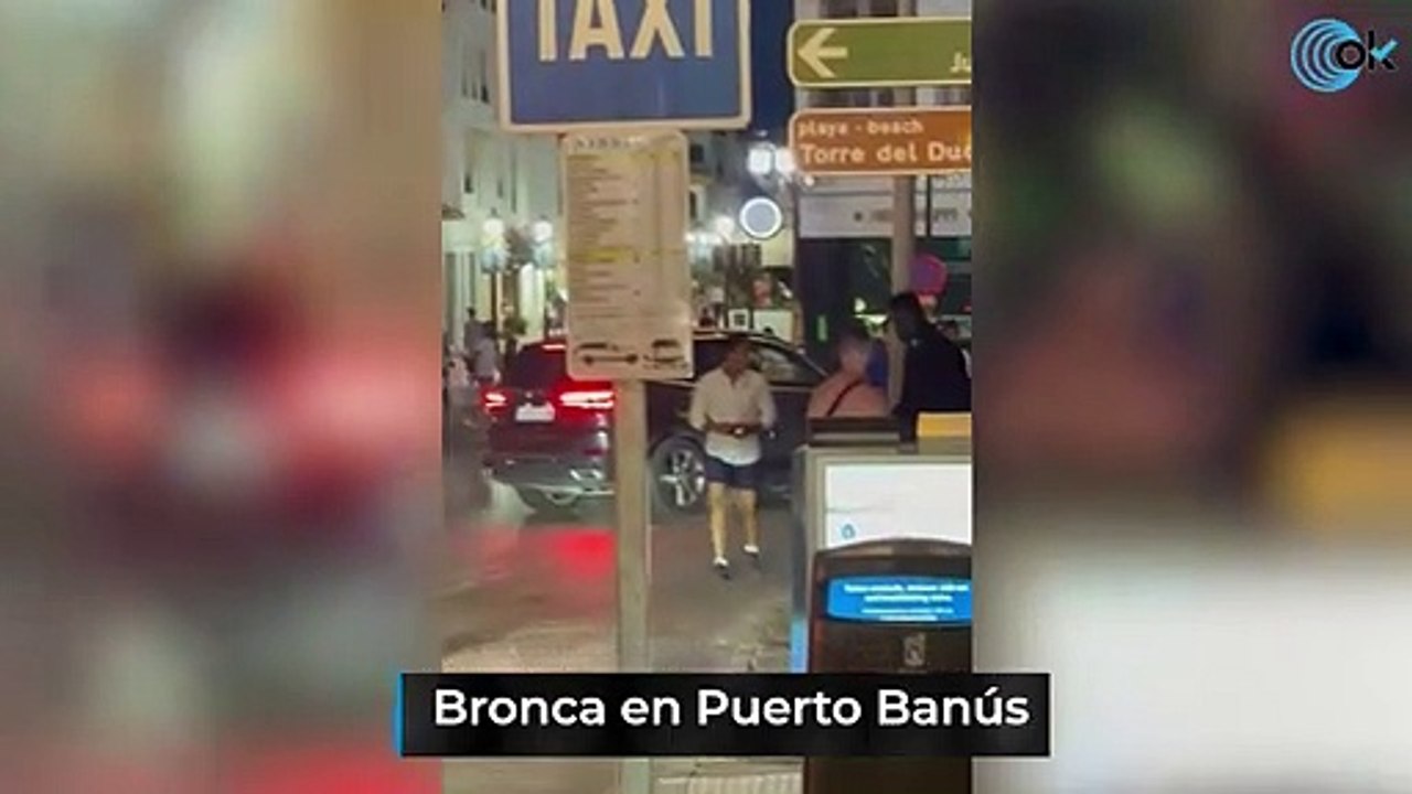Bronca en Puerto Banús