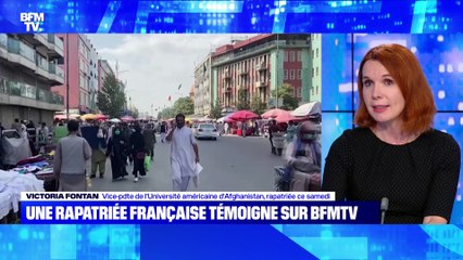 Une Rapatriée française témoigne sur BFMTV - 21/08