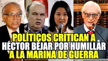MARINA DE GUERR4 Y POLÍTICOS RECHAZAN DECLARACIONES DE BÉJAR SOBRE EL INICIO DEL TERR0RISM0